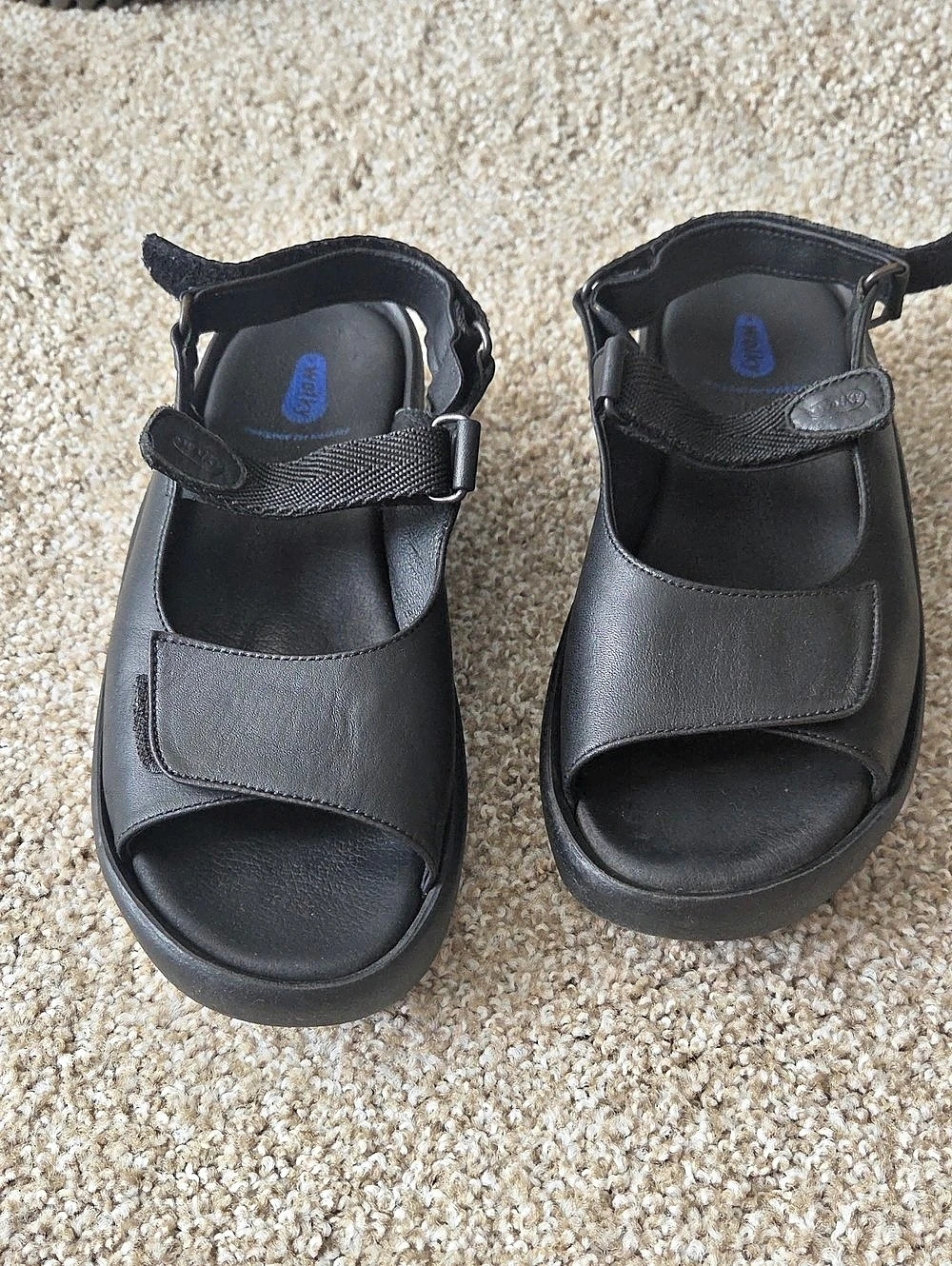 Wolky Jewel Black Comfort Sandals US 10